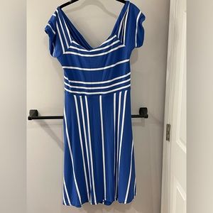 Loft Crisscross Open Back Dress